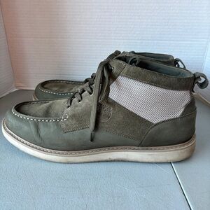 Men’s Timberland Suede Ankle Chukka Boots Olive Green Size US 13 A2AHM